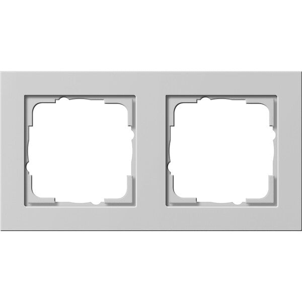 Gira Abdeckrahmen 2-fach E2 Grau 021237